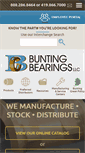 Mobile Screenshot of buntingbearings.com